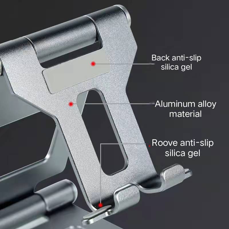 New Tablet Téléphone Universal Bureau Support pratique en alliage d\'aluminium pliant support de téléphone pliant